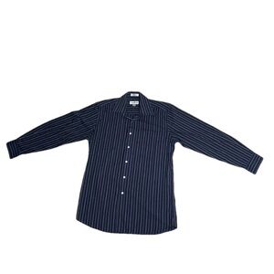 ⭐️ Pierre Cardin long-Sleeve striped button-down shirt- size 15- 15.5 (M)